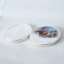 5pcs/lot Christmas Souvenir Gifts Reindeer SANTA CLAUS coin Silver Plated Coin 2024 - buy cheap