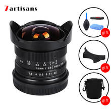 7artisans 7 artisans 7.5mm F2.8 II camera lens Half frame for Nikon Z M4/3 Fuji XF X Canon EF-M EOS-M Sony E mount mirrorless 2024 - buy cheap