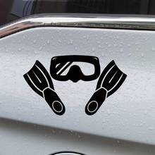 Go Diving Automobile Reflective Waterproof Car Stickers Vinyl Decals for Rear Windshield Car Body Motorbike Boat Yacht 2024 - buy cheap