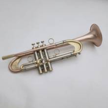 Real Picture Bb Trumpet Brass Lacquered Gold Professional Musical Instrument With Case Free Shipping 2024 - buy cheap