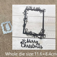 XLDesign Craft Metal Cutting Dies stencil mold snowflake frame decoration scrapbook Album Paper Card Craft Embossing die cuts 2024 - buy cheap