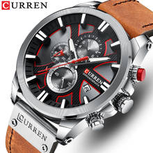 CURREN-reloj deportivo de lujo para hombre, cronógrafo de cuarzo, resistente al agua, con fecha, Masculino 2024 - compra barato