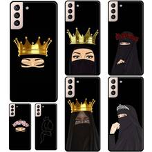 Niqab queen Islamic muslimah woman Phone Case For Samsung Galaxy S21 S22 Ultra Note 20 Note 10 S8 S9 S10 Plus S20 FE Cover 2024 - buy cheap
