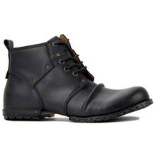 Cowsdela-Botas de piel de vaca auténtica para hombre, zapatos de alta calidad hechos a mano, botas de primavera, a la moda, Envío Gratis 2024 - compra barato