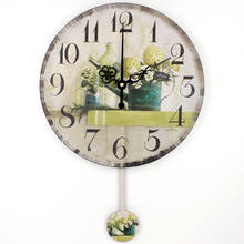 Vintage Large Decorative Wall Clock Absolutely Silent Decoration Living Room Watch Wall Clocks Unique Gift Orologio Parete 2024 - buy cheap