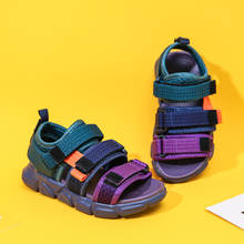 Sandalias deportivas de suela blanda para niños y niñas, zapatos de playa, coloridos, a la moda, novedad de 2021 2024 - compra barato