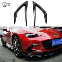 Para mazda mx5 nd5rc miata roadster sblz frp fibra de vidro amortecedor do duto capa tuning guarnição para mx5 fibra de vidro entrada ar ventilação cobertura 2024 - compre barato