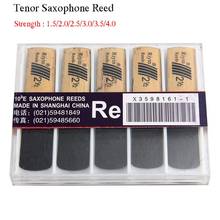 10pcs Saxophone Reed Set with Strength 1.5/2.0/2.5/3.0/3.5/4.0 for Tenor Sax Reed Woodwind Instrument Parts Accessories 2024 - buy cheap