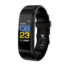 Смарт-браслет VIKEFON id115 plus с цветным экраном, спортивные часы с шагомером, фитнес-трекер, Bluetooth водонепроницаемый смарт-браслет 2024 - купить недорого