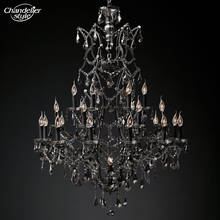 19th C. Rococo Iron & Crystal Chandelier Lighting Modern Retro LED Chandeliers Pendant Lamp Hanging Light for Living Dining Room 2024 - buy cheap