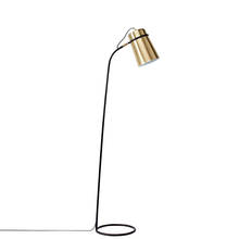 Lámpara de pie LED Simple, accesorio de iluminación de Metal, Art Deco moderno, color negro, con personalidad, a la moda, para Hotel, sala de estar y dormitorio 2024 - compra barato
