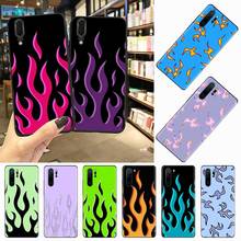 Fashion red colorful Flame Pattern high quality Phone Case cover  For Huawei honor Mate P 10 20 30 40 Pro 10i 9 10 20 8 x Lite 2024 - buy cheap