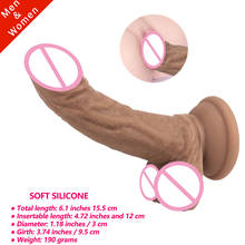 Big Dick Silicone Dildo Sex Toys For Woman Soft Huge Penis Suction Cup G Spot Vagina Stimulator Female Masturbation Sex Products 2024 - buy cheap