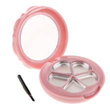 Empty Eyeshadow Case Palette Lipstick Pans Powder DIY Makeup with Brush Set 2024 - buy cheap