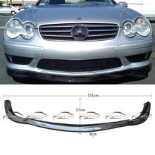 Parachoques delantero de fibra de carbono para MERCEDES BENZ R230, SL55, SL600, AMG, SPOILER, labio 2003-2005 2024 - compra barato