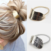 1 pc Fashion  Leaf Hair Band Rope Headband Elastic Ponytail Holder Headband Elastic Ponytail Holder Hairband drop shipping 2024 - buy cheap