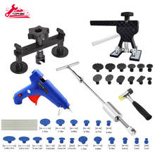 Auto Body Paintless Dent Removal Tools Kit Glue Gun Dent Lifter Bridge Puller Set For Car Hail Damage And Door Dings Repair 2024 - buy cheap