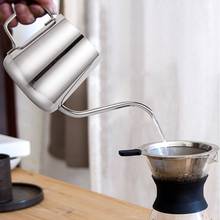 Gotejamento de café de aço inoxidável 250ml 8.5oz, chaleira de bule de chá fabricante de pescoço de ganso 2024 - compre barato