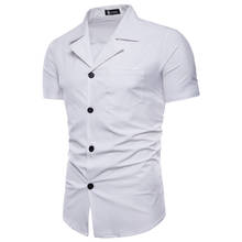 Camisa de manga larga con cuello en V para hombre, estilista de pelo, tendencia de verano, personalidad, 7 minutos, versión coreana, ocio, 7 minu 2024 - compra barato