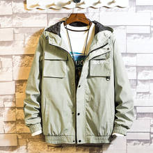 mens jackets and coats 2020 Men Jacket Fashion Zip Up Coats Male Slim Fit CollegeJackets Men Windbreaker Top Jacket Coat 2024 - buy cheap