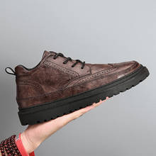 Мужские дизайнерские кроссовки из натуральной кожи, Повседневная модная Уличная обувь на плоской подошве, на шнуровке, для отдыха 2024 - купить недорого