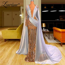 Lowime Saudi Arabia Long Sexy Celebrity Dresses 2021 Couture Dubai Middle East Women Evening Gowns Vestidos De Festa Party Dress 2024 - buy cheap