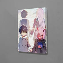 Home Decor Wall Art Zero Dwa I Hiro Darling in the Franxx Canvas Painting Print Japan Anime Posters Modular Picture For Bedroom 2024 - buy cheap