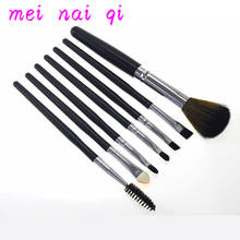 Meinaiqi-Juego de brochas base de maquillaje para la cara, herramientas de maquillaje de belleza para mujer, sombra de ojos, cejas, máscara, cosméticos, 7 Uds. 2024 - compra barato