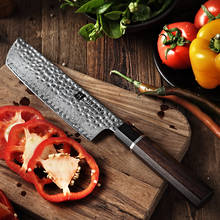 XINZUO-cuchillo Nakiri de 7 pulgadas, utensilio de cocina de 67 capas, de acero damasco, de acero inoxidable, respetuoso con el medio ambiente, utensilios de cocina para Chef 2024 - compra barato