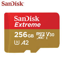 SanDisk-tarjeta Micro SD Extreme, Original, 64GB, 128GB, 256GB, Memoria Flash A2 MicroSDXC, hasta 160 MB/s, tarjeta TF / Micro SD 2024 - compra barato