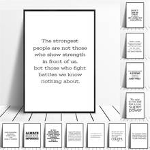 40x50 anime decoration Canvas Painting Inspirational English Quotes Poster Wall Art Living Room Home Decoration 2024 - buy cheap