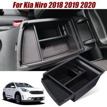 Suporte central de apoio de braço para carro, porta-luvas, organizador, caixa de armazenamento para kia niro 2018 2019 2020 2024 - compre barato