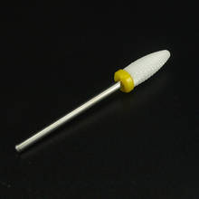 1 * X-тонкой пуля керамический сверло для ногтей электрическая машинка для маникюра, аксессуары для ногтей инструменты фреза для электрического маникюра Пилочки для ногтей 2024 - купить недорого
