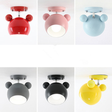 Modern Mickey Led Ceiling Lights for Kids Living Room Bedroom Nordic Metal Ceiling Lamps Cartoon Lighting Fixture Home Decor E27 2024 - buy cheap
