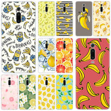 Capa de silicone banana limão frutas, capa de silicone para xiaomi mi note 10 9t cc9 e 9 pro a3 lite play redmi note 8t 8 8a 6 pro 6a 4x capa fashion 2024 - compre barato