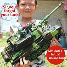 33/44 см RC Военный танк, радио, тактический автомобиль, основной боевой военный боевой танк, модель, звук, отдачи, электронное хобби, игрушки для мальчиков 2024 - купить недорого