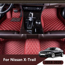 Alfombrillas de coche personalizadas para Nissan x-trail Xtrail X Trail 2020, 2019, 2018 (7 asientos), accesorios para Interior de coche, alfombrilla para pies 2024 - compra barato