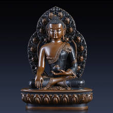 Buda do tibete asiático para segurança residencial, buda de alta qualidade de amitabha sakyamuni, proteção de saúde budista tantra 2024 - compre barato