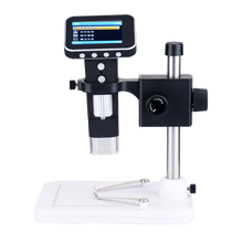 Microscópio eletrônico com câmera e display lcd 600x, vídeo digital, usb, 3.5 w pixels 2024 - compre barato