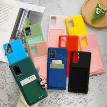 Capa porta-cartões para samsung galaxy, capa em silicone tpu para os modelos a32, a72, a52, a12, a42, a71, a51, 5g, a21, a41, a31 2024 - compre barato