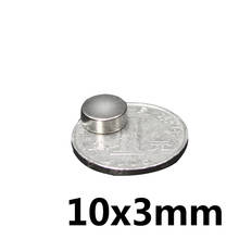 10~200pcs Permanent NdFeB Super Strong Powerful Magnets 10x3 mm N35 Round Magnets 10x3mm Neodymium Magnet Dia 10*3 mm Circular10 2024 - buy cheap