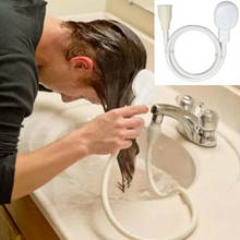 1pc New Faucet Shower Head Spray Drains Strainer Hose Sink Washing Hair Wash Shower For Bath Bathroom Accessories Supplies White 2024 - buy cheap