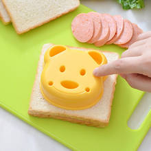 DIY Yellow Cute Bear Design Sandwich Toast Bread Biscuits Embossed Device Cake Making Cutter Mold Baking Kitchen Accessories 2024 - buy cheap