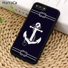 MaiYaCa Anchor Letter Pattern Phone Case For iPhone 5 6S 7 8 plus 11 12 13 Pro X XR XS Max Samsung Galaxy S6 S7 S8 S9 S10 plus 2024 - buy cheap