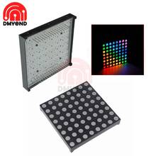 Dm163-tela matriz rgb dot colorido, 8x8 3 mbi5168 m54564, protetor de driver, matriz com led rgb para arduino avr top 2024 - compre barato