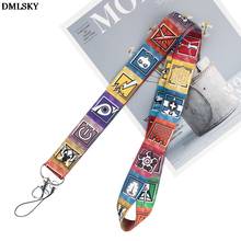 Dmlsky cordão para chaves, cordão para chaves estiloso com emblema id acessórios de pescoço acessórios presentes m4427 2024 - compre barato