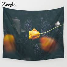 Zeegle Nature Series Tapestry Wall Decoration Curtain Cotton 150*130cm Cover Beach Towel Throw Blanket Picnic Yoga Mat Textiles 2024 - buy cheap