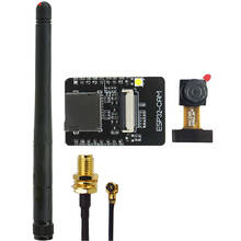 ESP32-CAM ESP32-S wifi bluetooth placa ov2640 2mp módulo de câmera sem fio slot para cartão tf com antena ipex 2.4g sma para arduino 2024 - compre barato