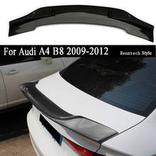 Alerón trasero de fibra de carbono para Audi, accesorio para maletero, estilo Renntech, Para A4, B8, 2009, 2010, 2011, 2012 2024 - compra barato
