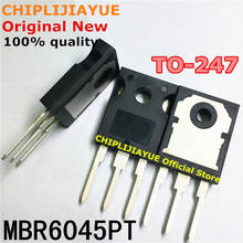Chip ic original mbga, (10 peças) 100% novo mbr6045pt mbr6045 a-247 original, em estoque 2024 - compre barato
